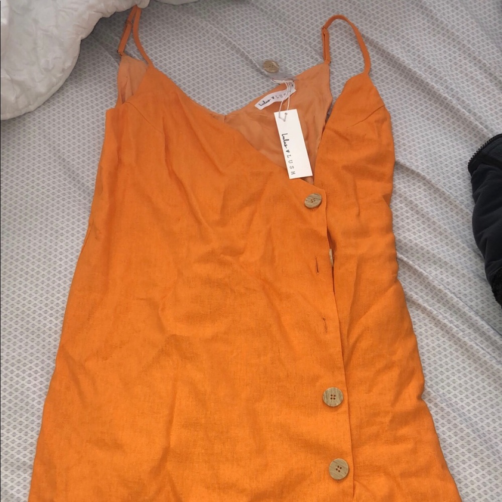Orange dress